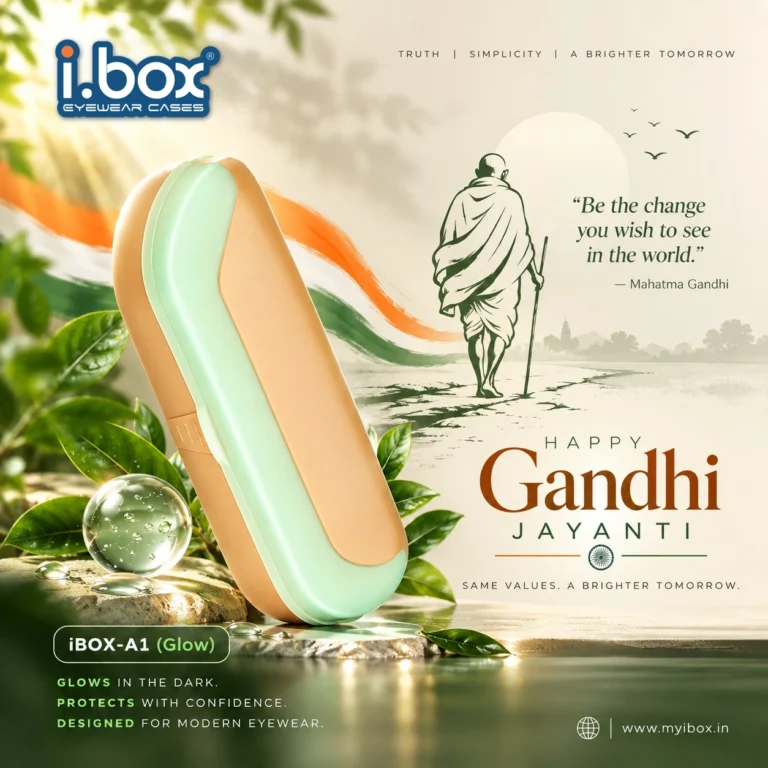 Glow Eyewear Case iBOX-A1 Gandhi Jayanti